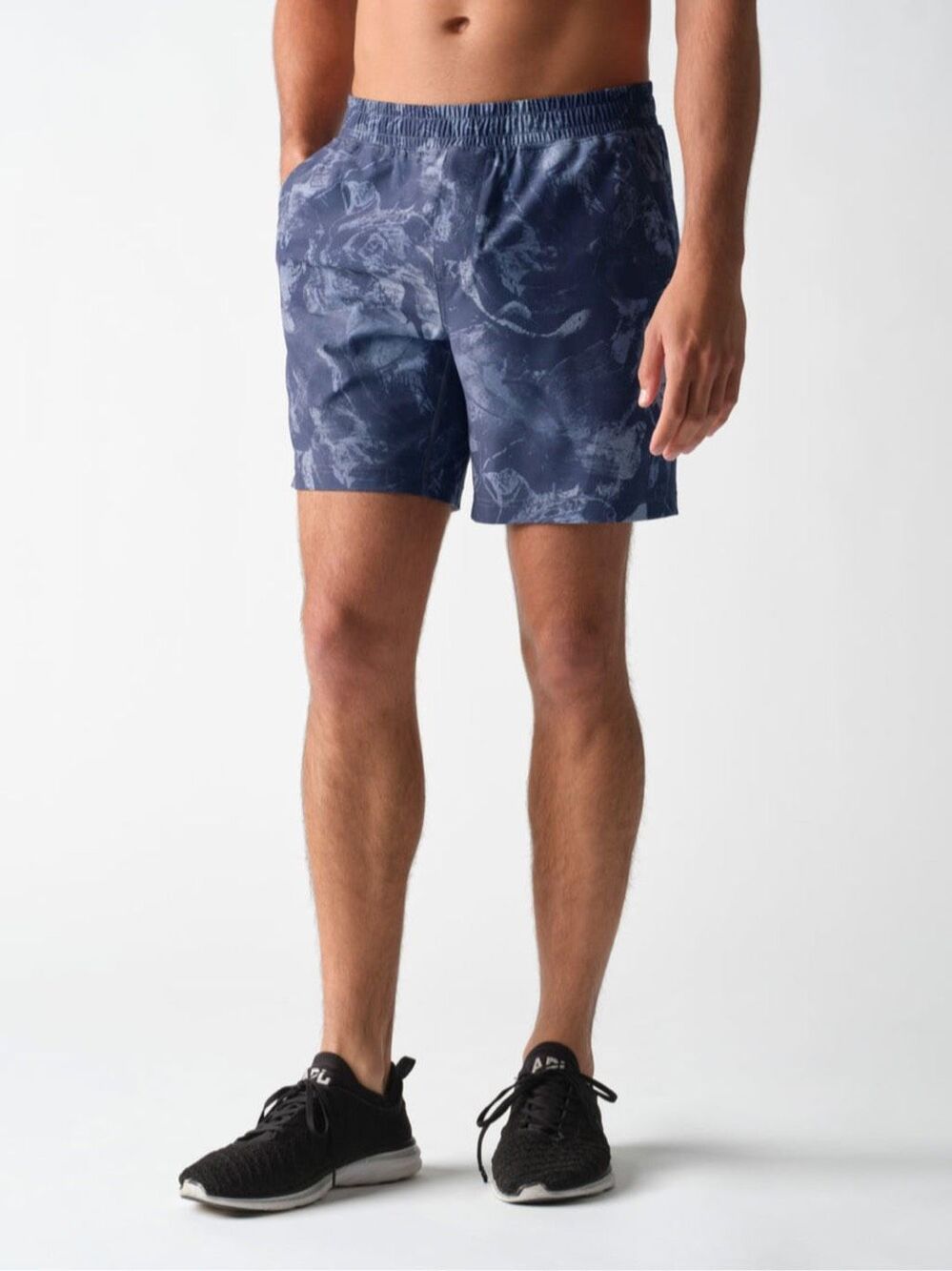 Rhone Mako Short 7" Unlined In Black / Gray Men’s Size XXL
